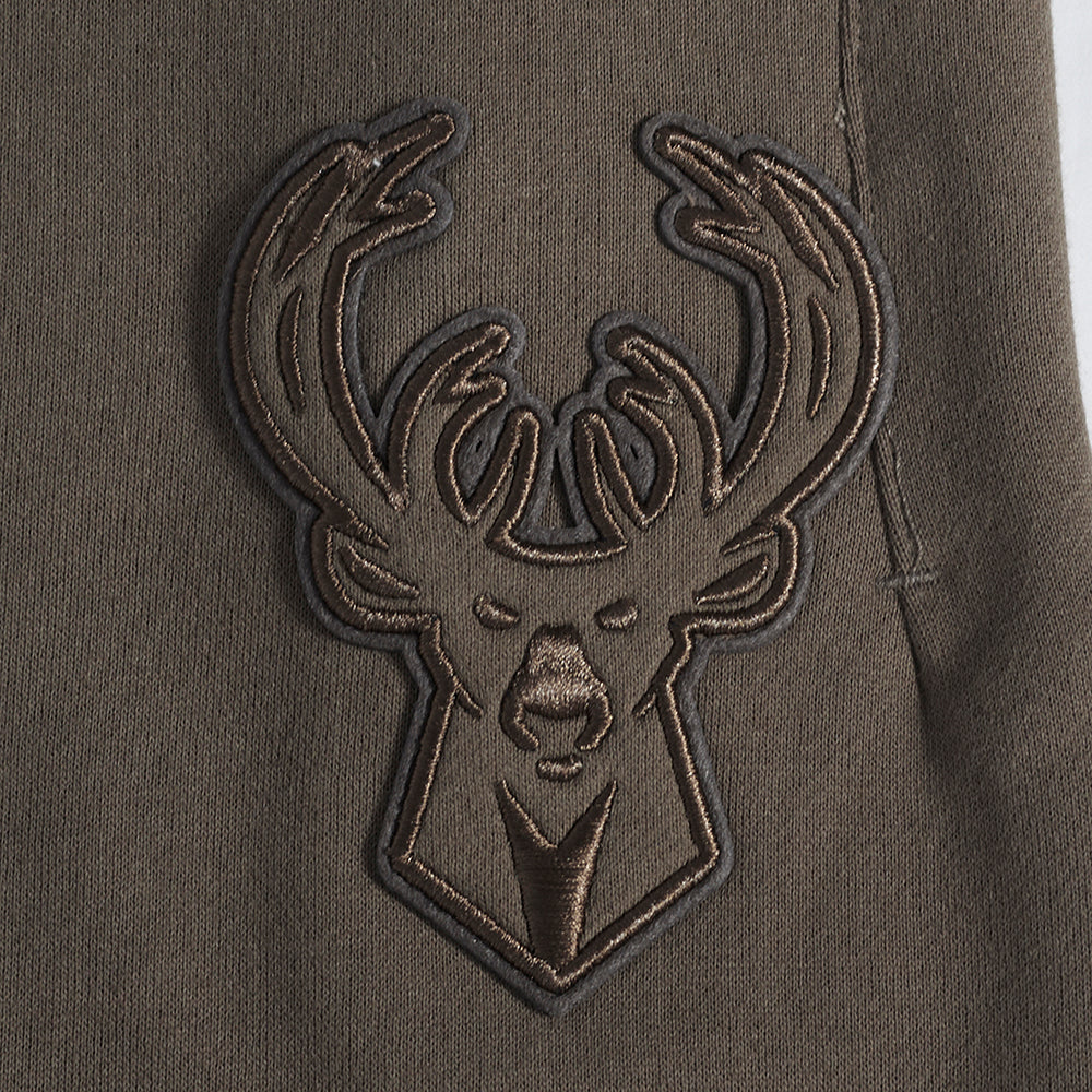 NBA MILWAUKEE BUCKS NEUTRAL MEN'S SWEATPANT (DARK TAUPE) - Image 8