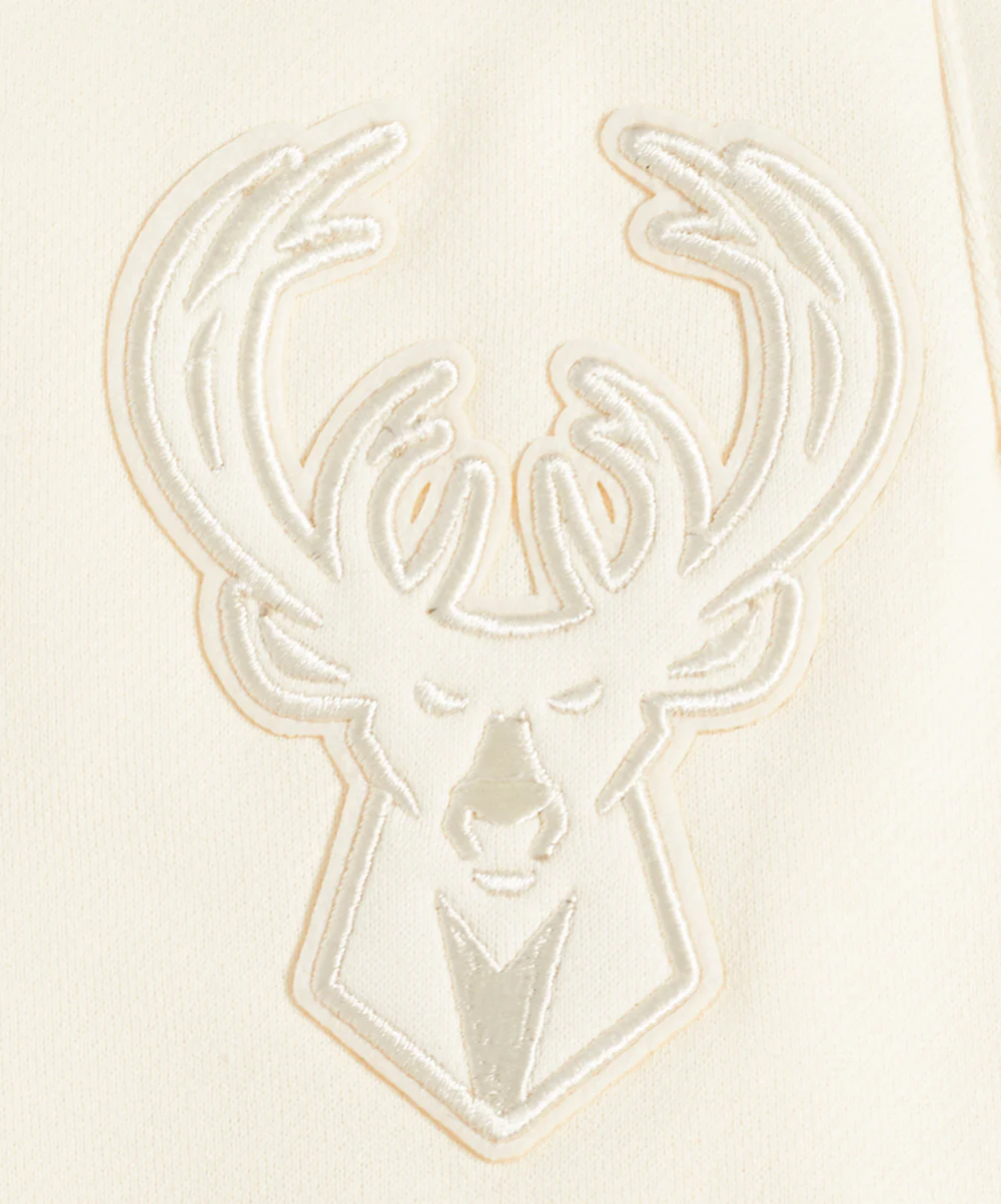 NBA MILWAUKEE BUCKS NEUTRAL MEN'S SWEATPANT (EGGSHELL) - Image 8