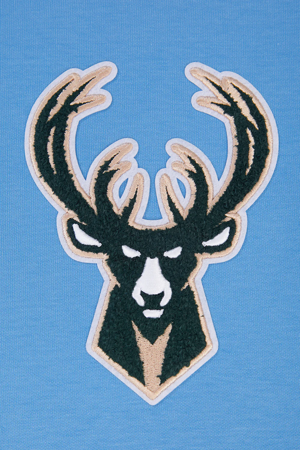 NBA MILWAUKEE BUCKS CLASSIC CHENILLE MEN'S PULLOVER HOODIE (UNIVERSITY BLUE) - Image 6