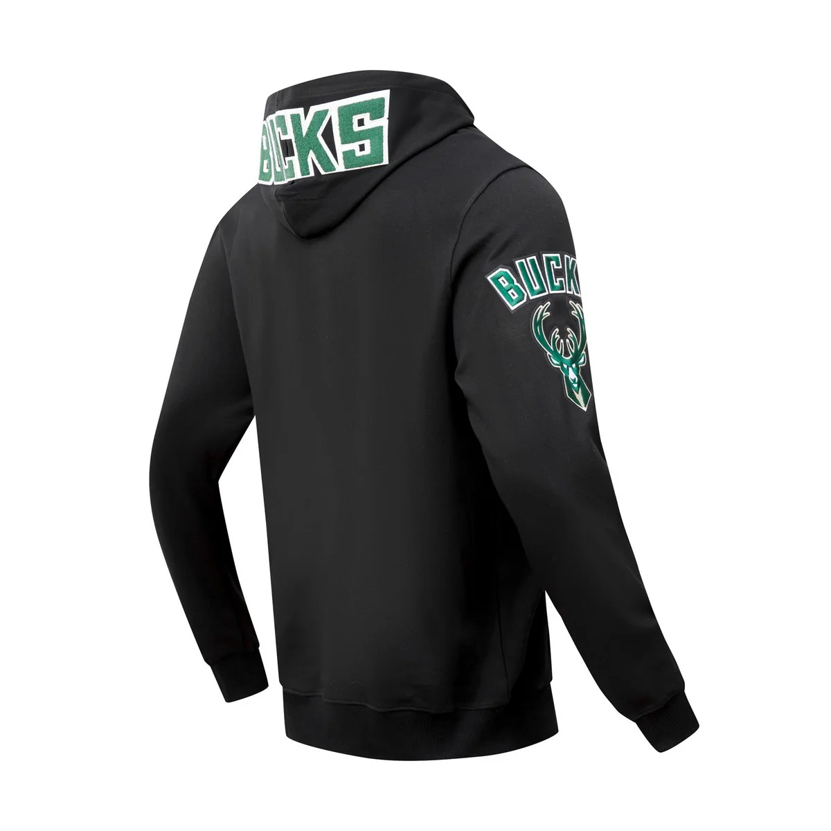 NBA MILWAUKEE BUCKS GIANNIS MEN'S PULLOVER HOODIE (BLACK) - Image 5