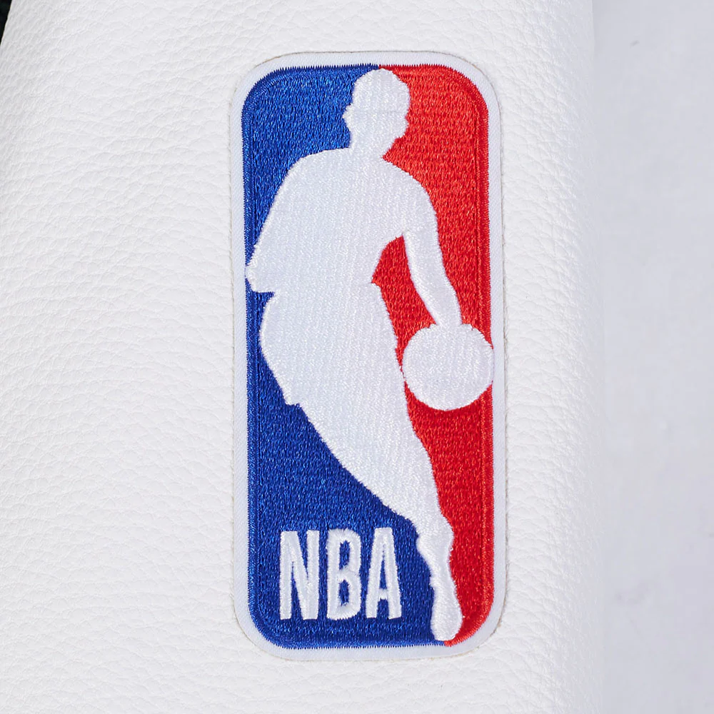 NBA MILWAUKEE BUCKS BEST OF MEN'S RIB WOOL VARSITY JACKET (FOREST GREEN/WHITE) - Image 6