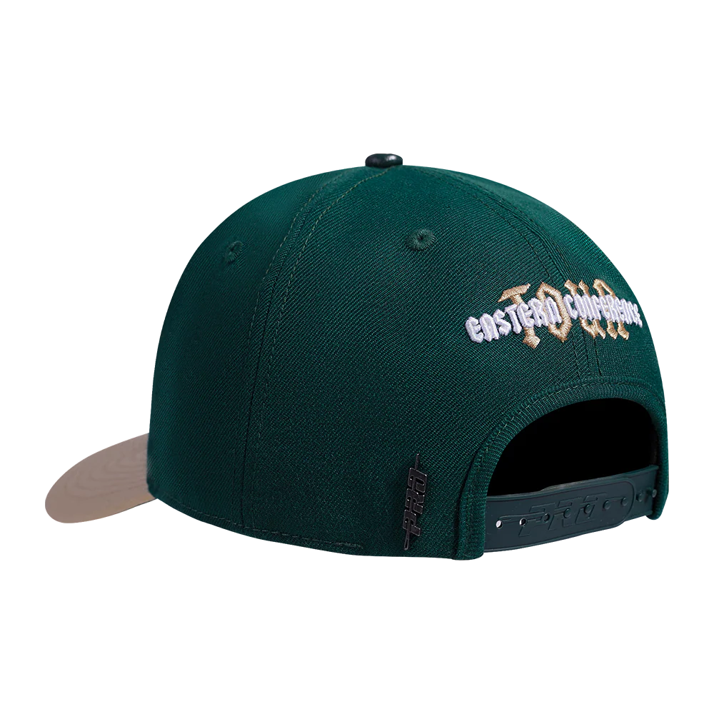 NBA MILWAUKEE BUCKS CITY TOUR CURVED SNAPBACK HAT (FOREST GREEN) - Image 4