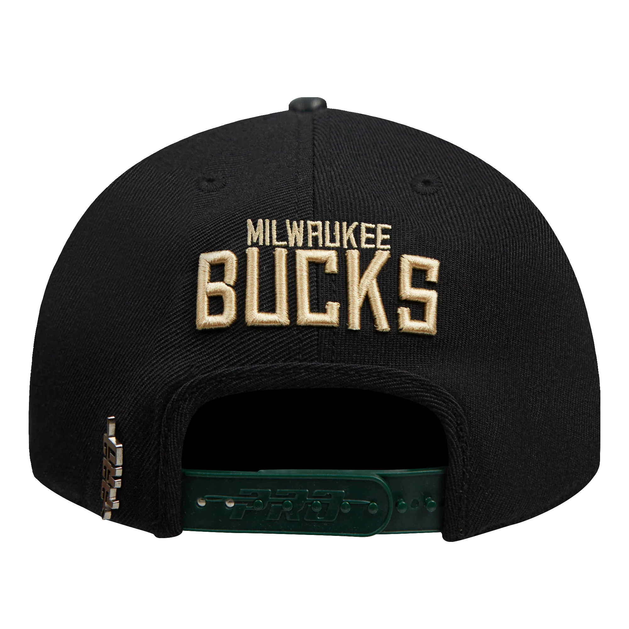 NBA MILWAUKEE BUCKS DIY PICK STITCH PINCH FRONT SNAPBACK HAT (BLACK) - Image 4