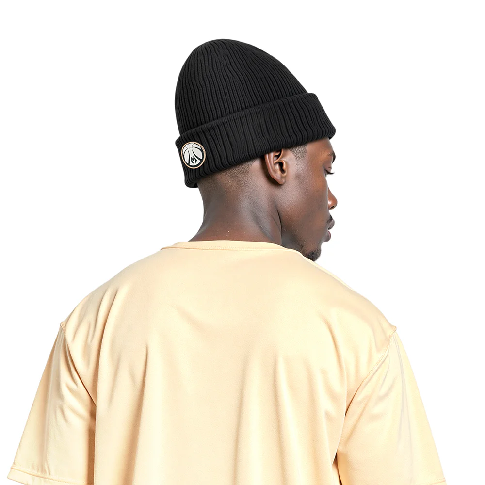 MILWAUKEE BUCKS MODERN ORIGINALS UNISEX UNLINED PRO BEANIE CUFFED (BLACK) - Image 2