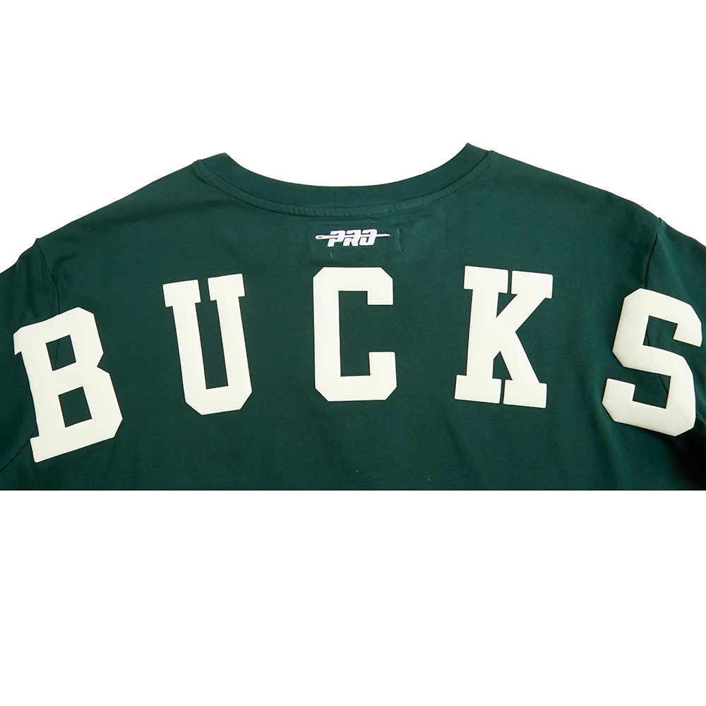 MILWAUKEE BUCKS WINGSPAN WOMEN'S SJ BOXY TEE (FOREST GREEN) - Image 10