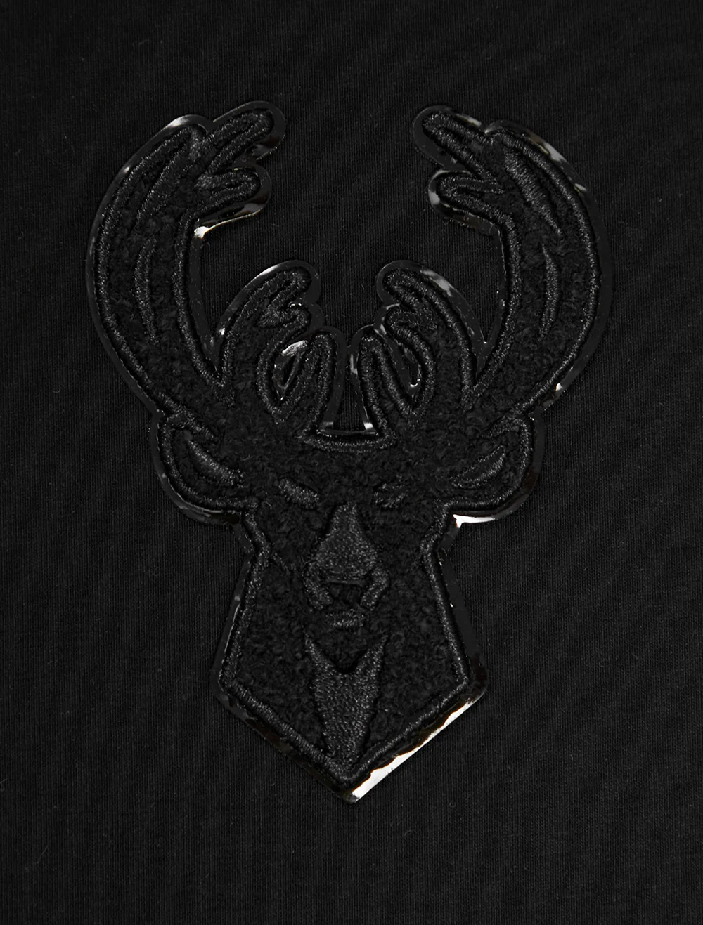NBA MILWAUKEE BUCKS TRIPLE BLACK WOMEN'S BOXY TEE (TRIPLE BLACK) - Image 7