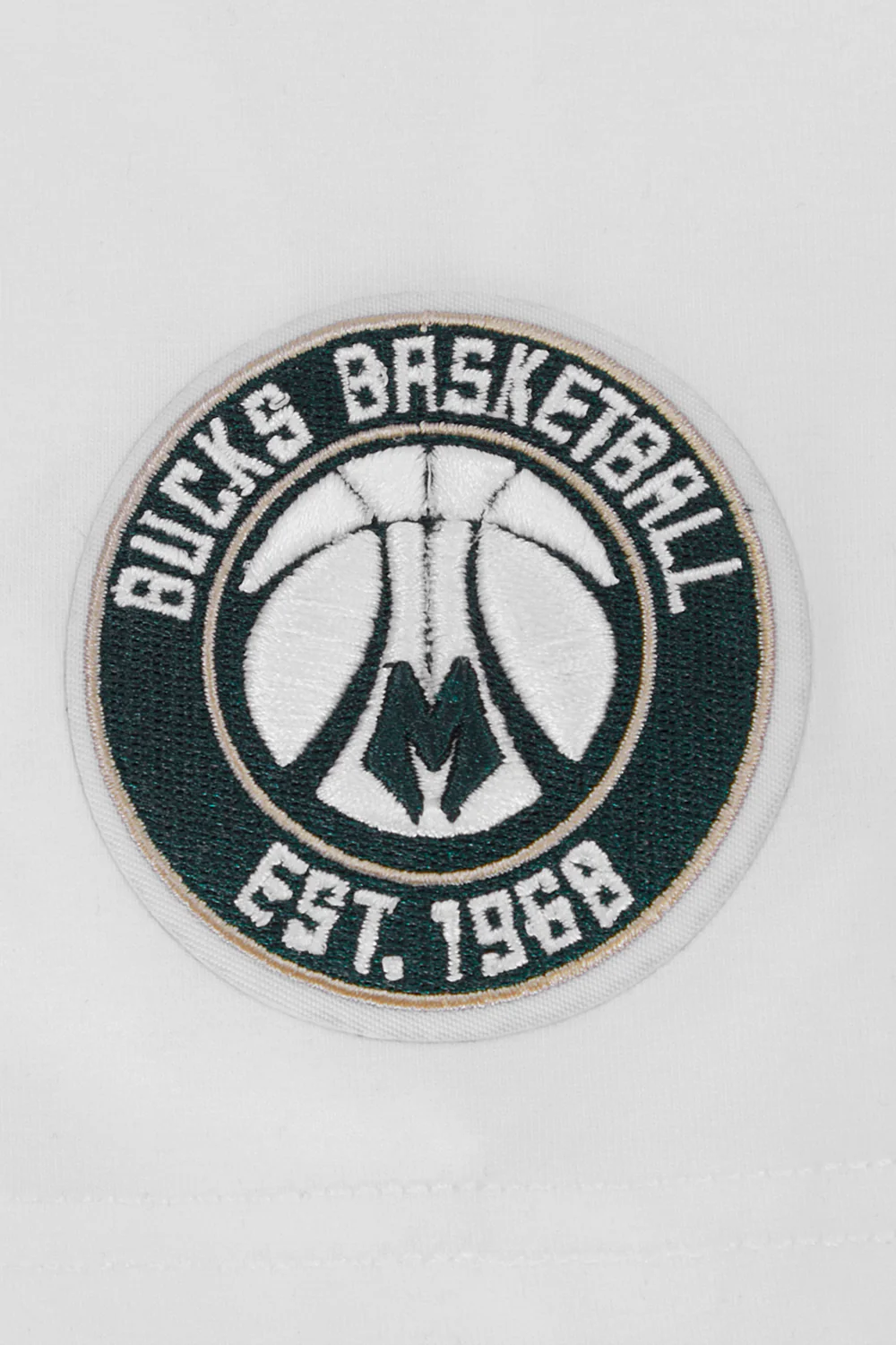 NBA MILWAUKEE BUCKS CLASSIC SHORT SLEEVE WOMEN'S SLIM FIT TEE (WHITE) - Image 6