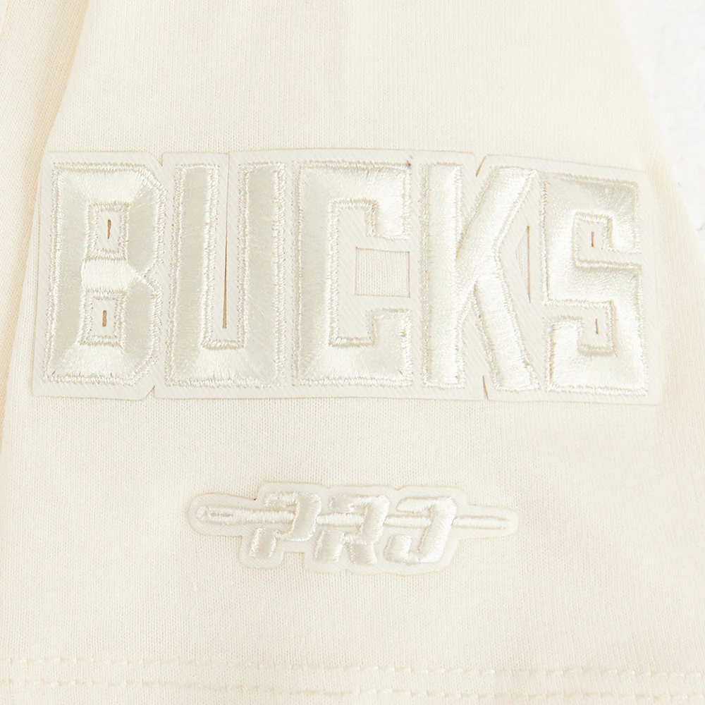 NBA MILWAUKEE BUCKS NEUTRAL BIG BOYS SHORT SLEEVE TEE (EGGSHELL) - Image 6