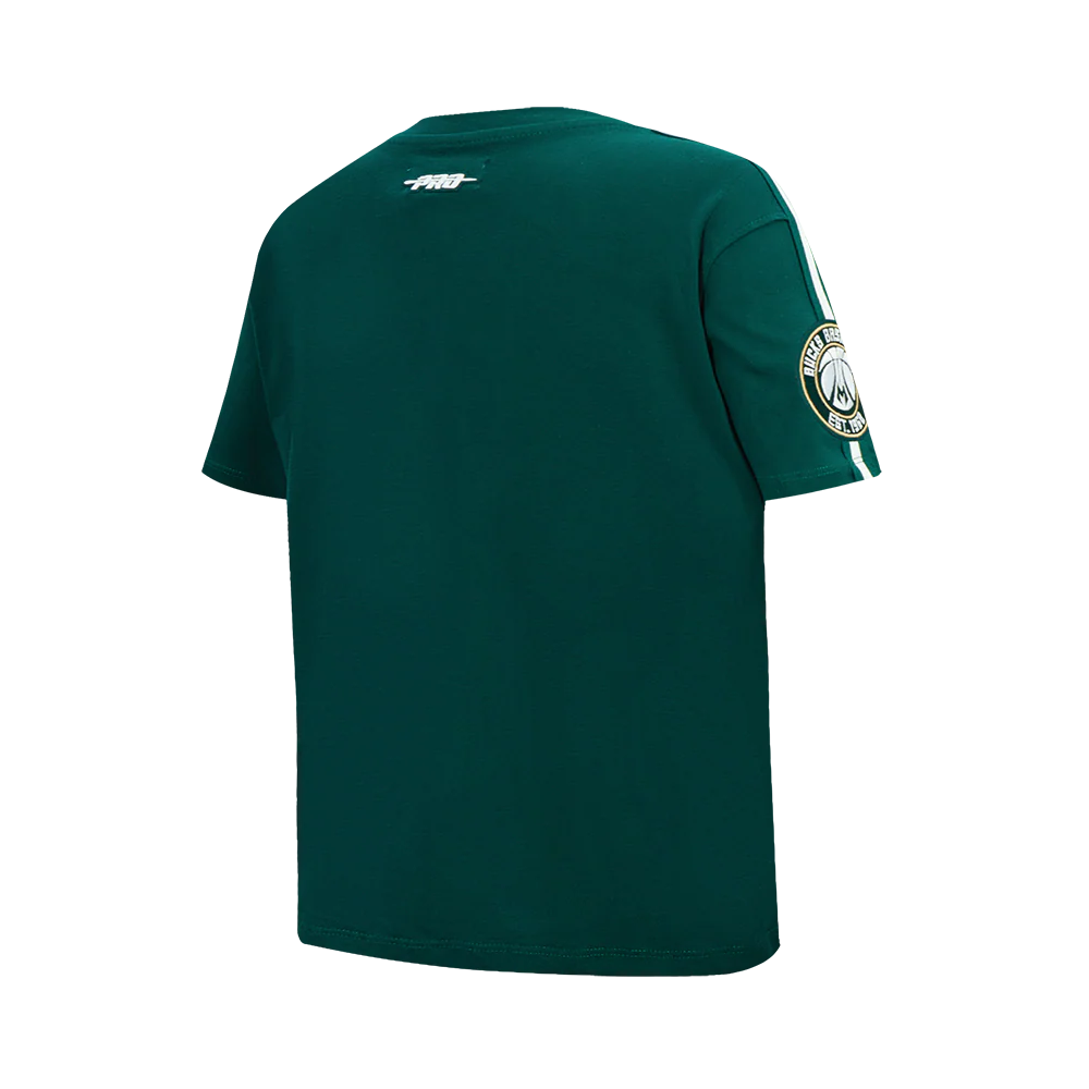 NBA MILWAUKEE BUCKS GIANNIS ANTETOKOUNMPO #34 CLASSIC PNN BIG BOY'S SS (FOREST GREEN) - Image 4