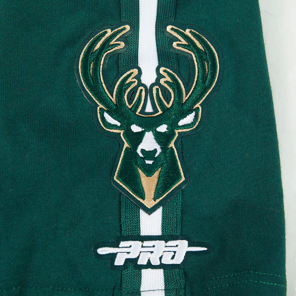 NBA MILWAUKEE BUCKS GIANNIS ANTETOKOUNMPO #34 CLASSIC PNN BIG BOY'S SS (FOREST GREEN) - Image 5