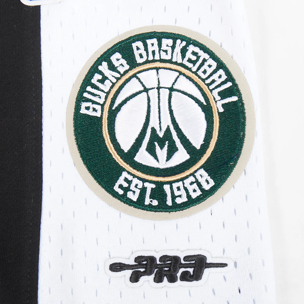 NBA MILWAUKEE BUCKS RETRO CLASSIC BIG BOY'S FLC 2.0 SHORT (BLACK) - Image 7