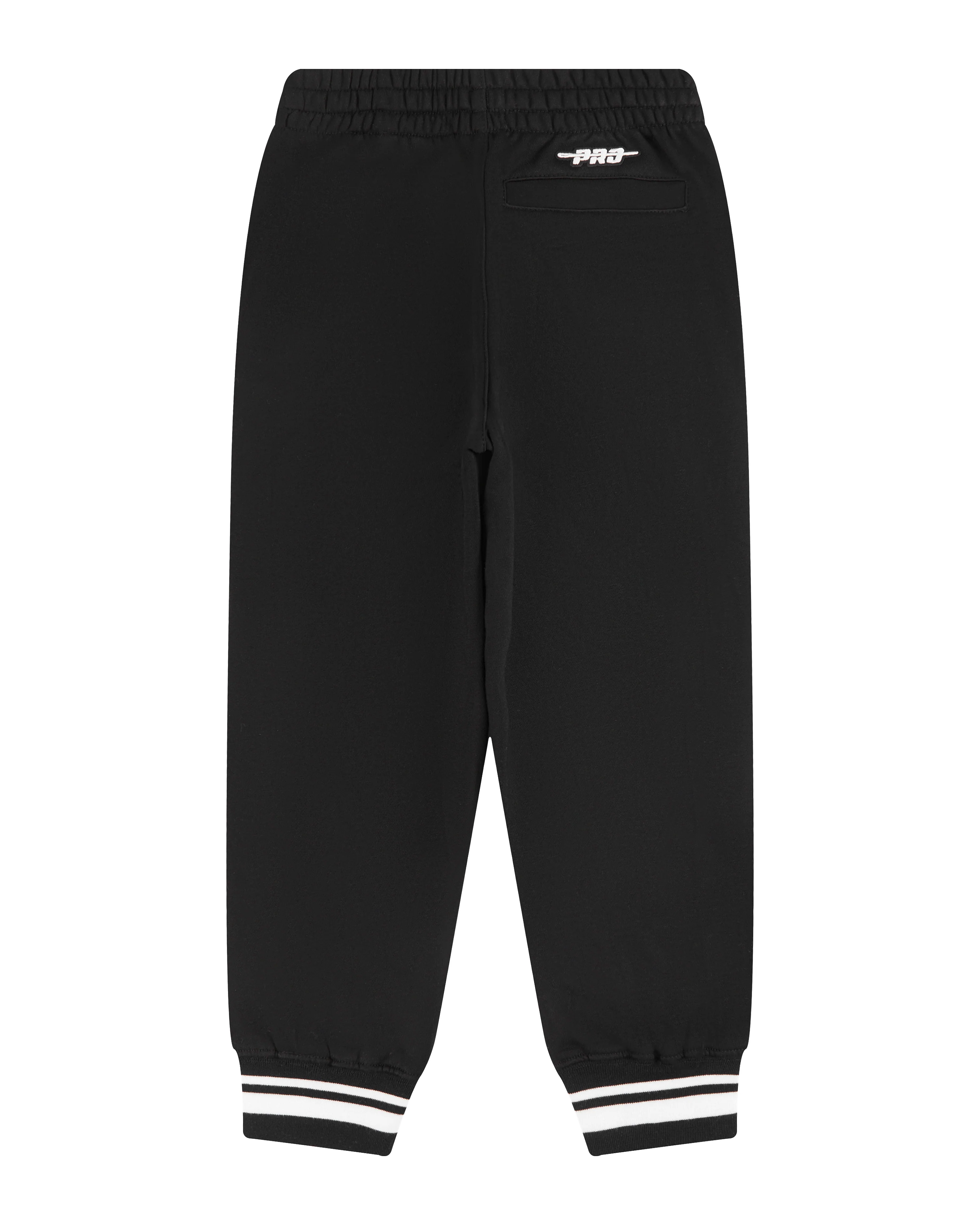 NBA MILWAUKEE BUCKS RETRO CLASSIC BIG BOYS RIB FLEECE SWEATPANT (BLACK) - Image 2