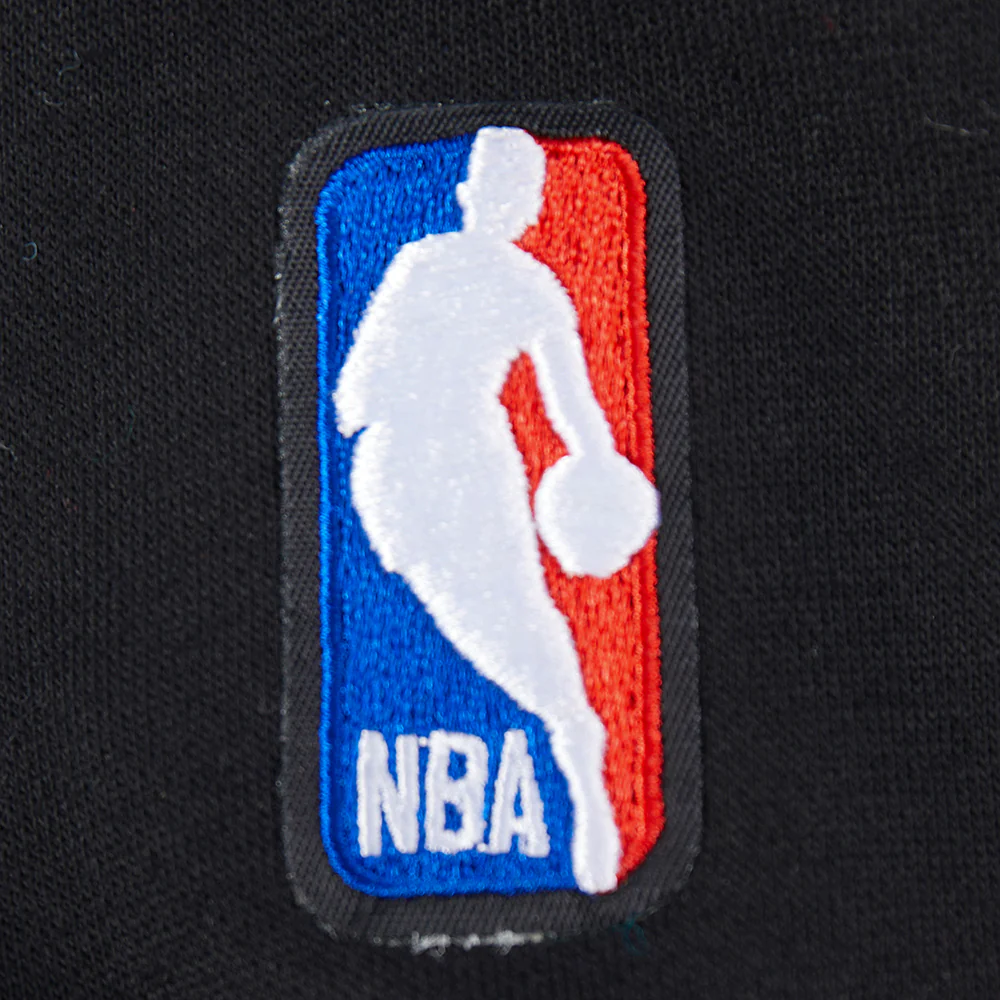 NBA MILWAUKEE BUCKS CLASSIC BIG GIRLS FLEECE FULL ZIP HOODIE (BLACK) - Image 3