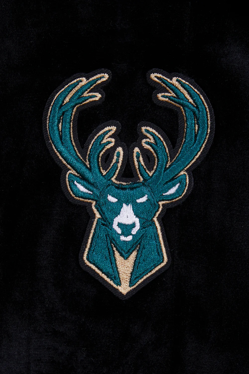 NBA MILWAUKEE BUCKS CLASSIC WOMEN'S VELOUR JOGGER (BLACK) - Image 5