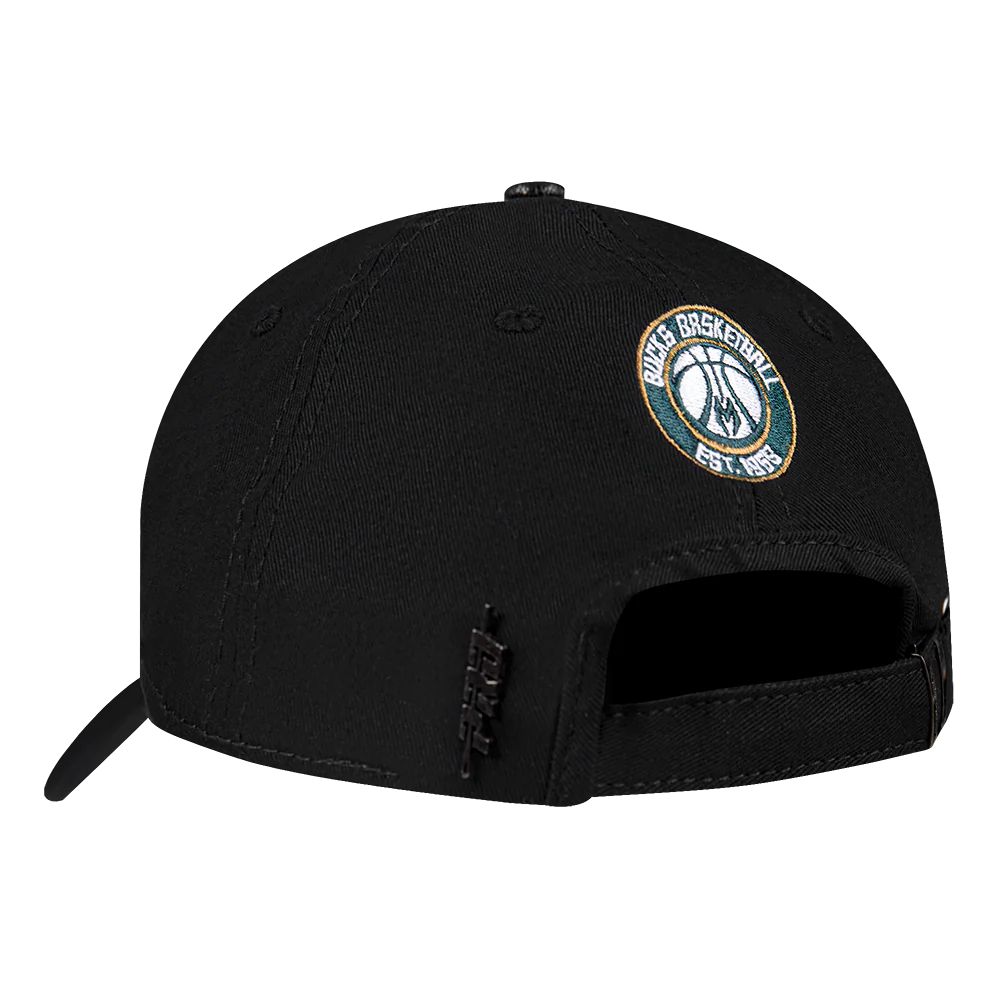 NBA MILWAUKEE BUCKS JEWELS WOMEN'S DAD HAT (BLACK) - Image 3