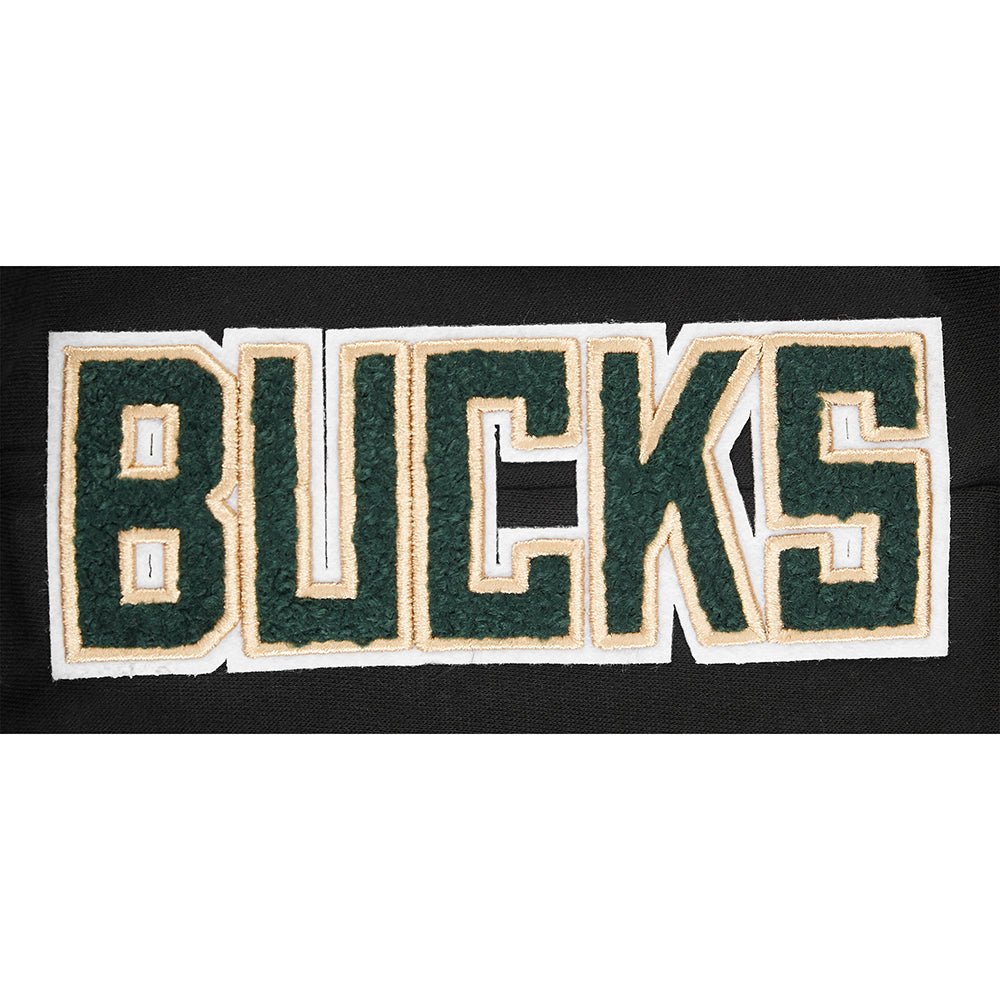 NBA MILWAUKEE BUCKS CLASSIC LITTLE BOYS FLC SWEATPANT (BLACK) - Image 7