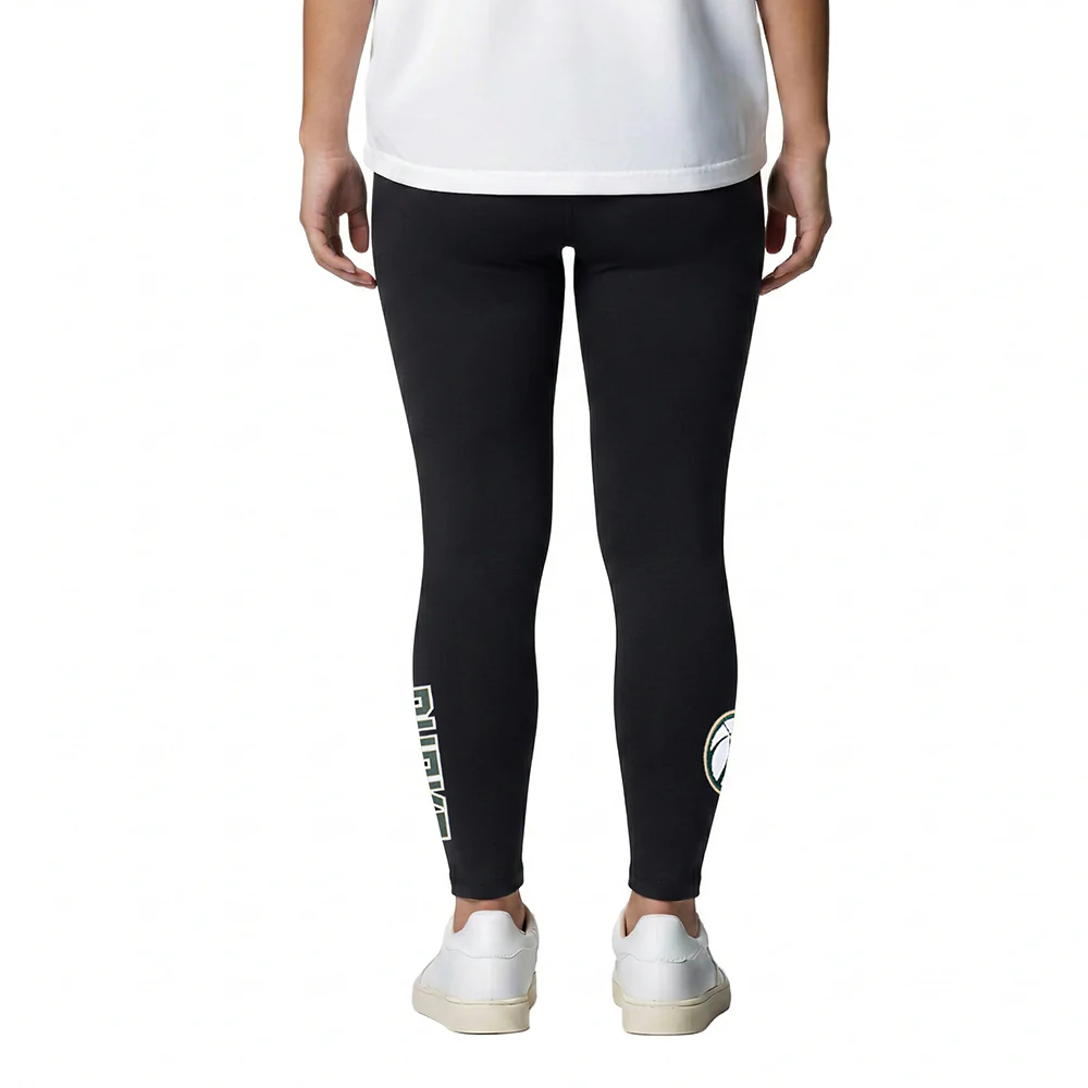 NBA MILWAUKEE BUCKS CLASSIC LITTLE GIRLS LEGGING (BLACK) - Image 3