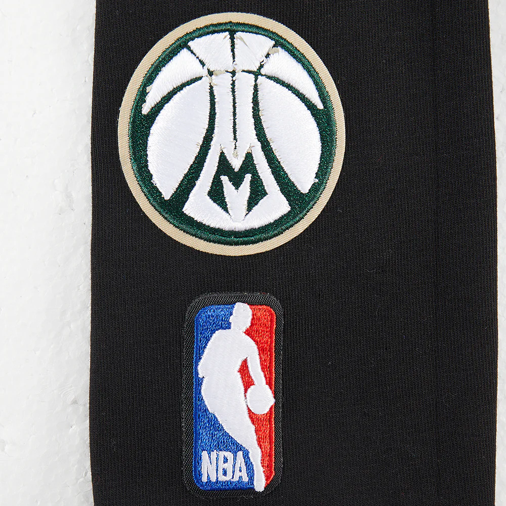 NBA MILWAUKEE BUCKS CLASSIC LITTLE GIRLS LEGGING (BLACK) - Image 7