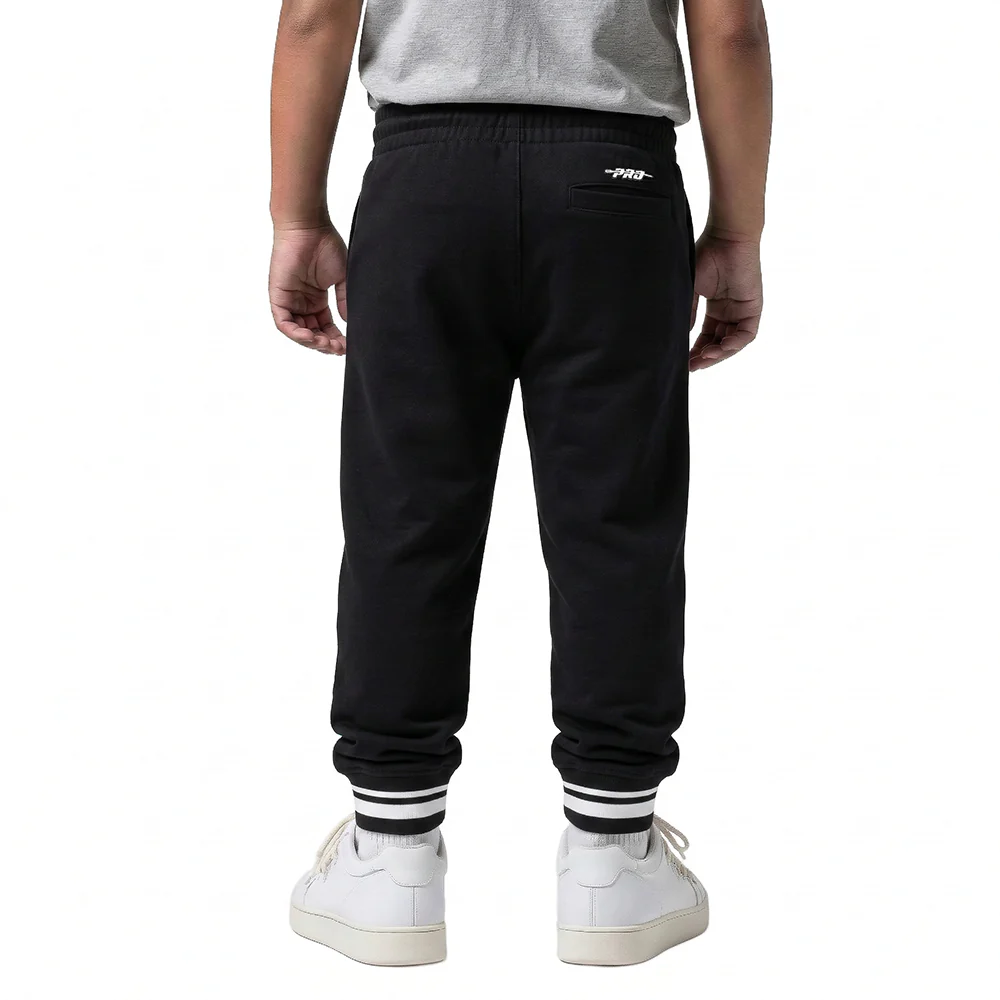 NBA MILWAUKEE BUCKS RETRO CLASSIC TODDLER BOYS RIB SWEATPANT (BLACK) - Image 2