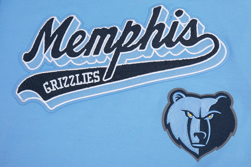 NBA MEMPHIS GRIZZLIES SCRIPT TAIL MEN'S   TEE (UNIVERSITY BLUE) - Image 5
