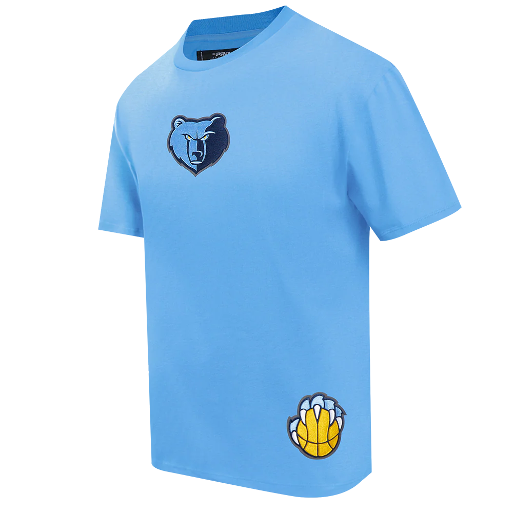 NBA MEMPHIS GRIZZLIES WINGSPAN MEN'S CJ DROP SHOULDER TEE (UNIVERSITY BLUE) - Image 4