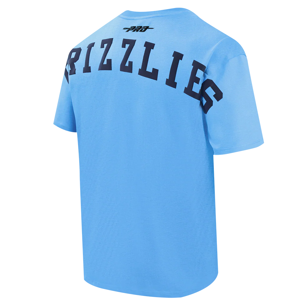 NBA MEMPHIS GRIZZLIES WINGSPAN MEN'S CJ DROP SHOULDER TEE (UNIVERSITY BLUE) - Image 5