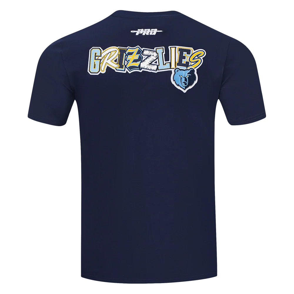 NBA MEMPHIS GRIZZLIES CITY RANSOM MEN'S SINGLE JERSEY TEE (MIDNIGHT NAVY) - Image 3