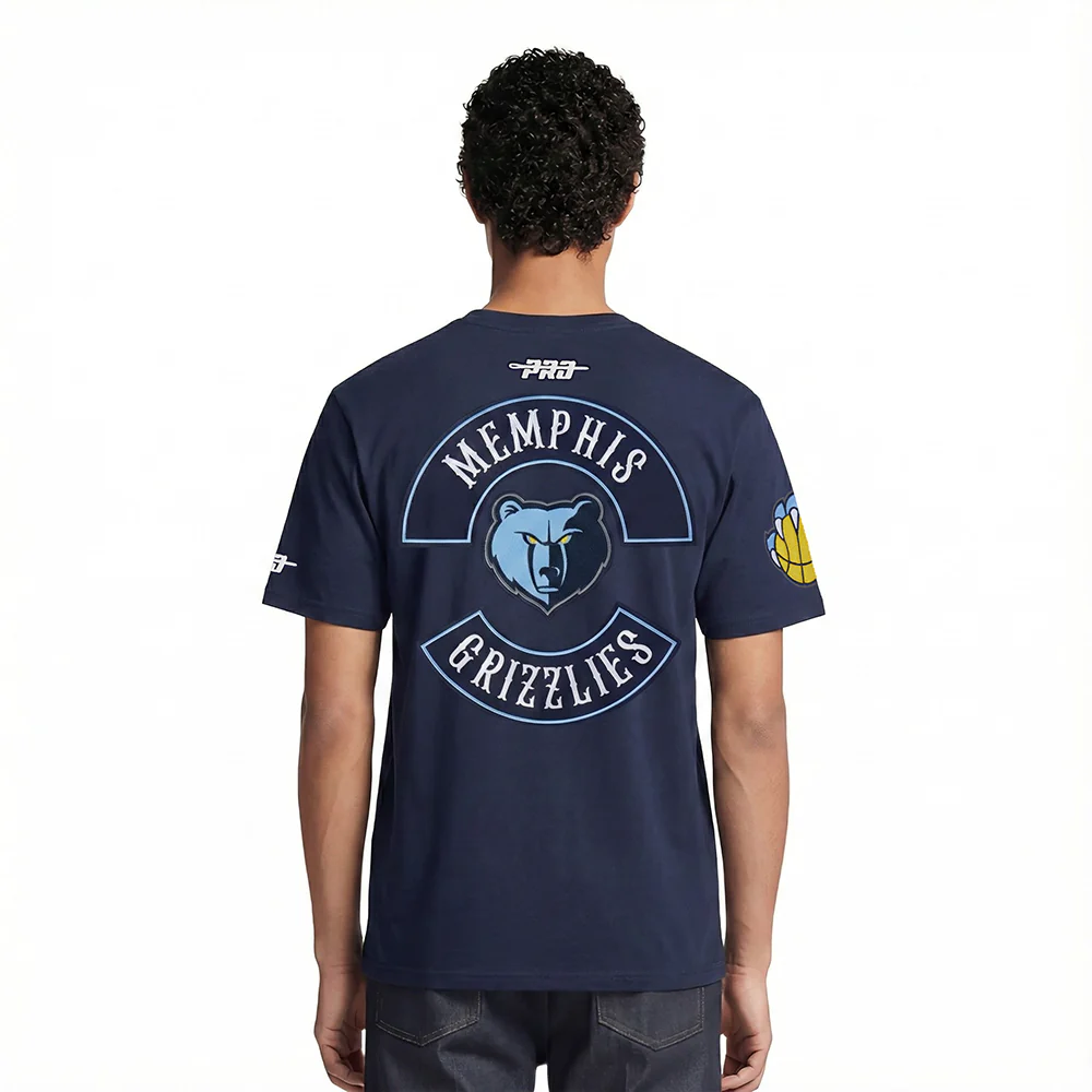 NBA MEMPHIS GRIZZLIES BORN FOR SPORT MEN'S SJ TEE (MIDNIGHT NAVY) - Image 2