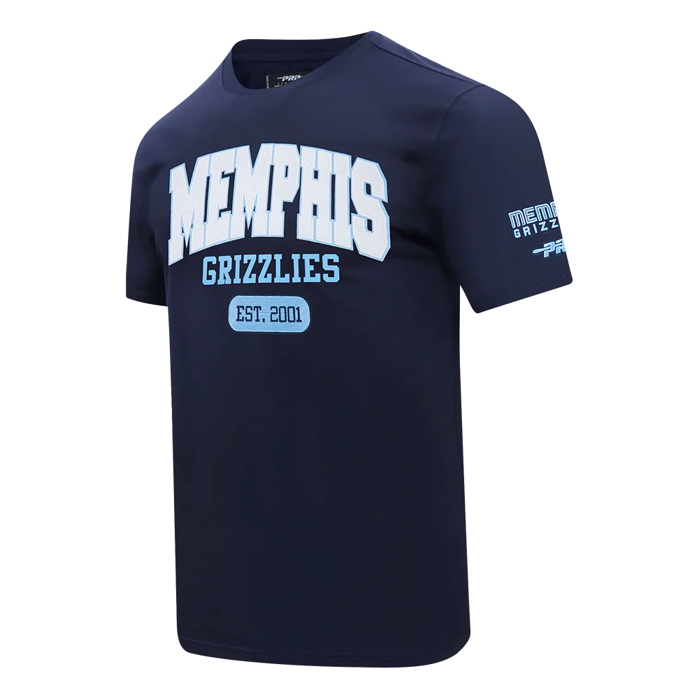NBA MEMPHIS GRIZZLIES CITY ARCH MEN'S SJ TEE (MIDNIGHT NAVY) - Image 4