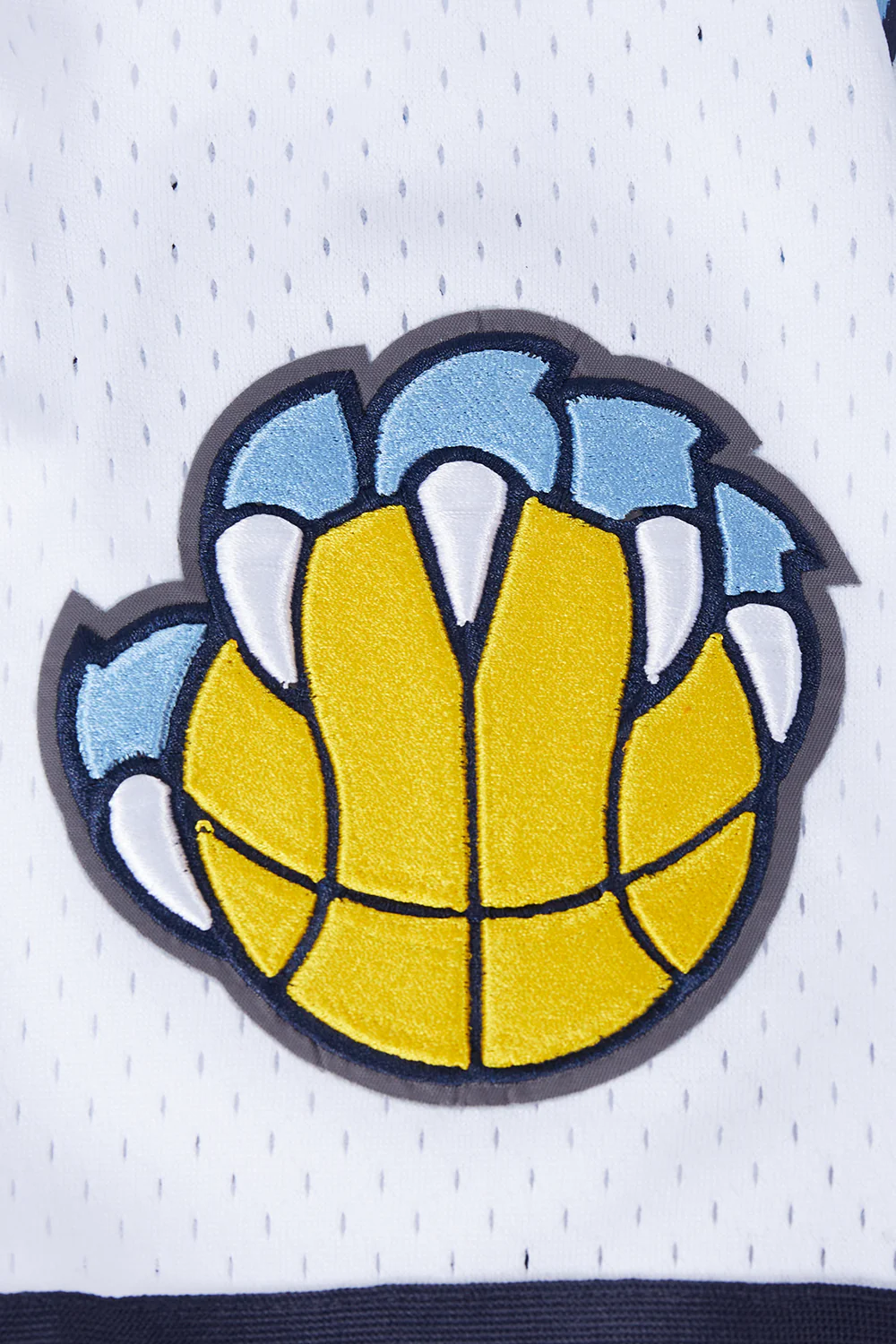 NBA MEMPHIS GRIZZLIES MESH MEN'S BUTTON DOWN MESH TOP (WHITE) - Image 10