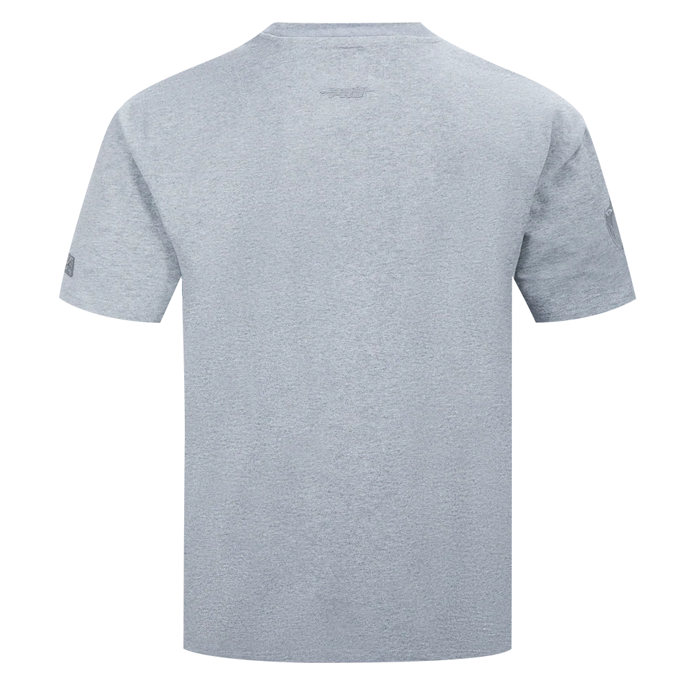 NBA MEMPHIS GRIZZLIES NEUTRAL MEN'S DROP SHOULDER TEE (DARK HEATHER GRAY) - Image 3