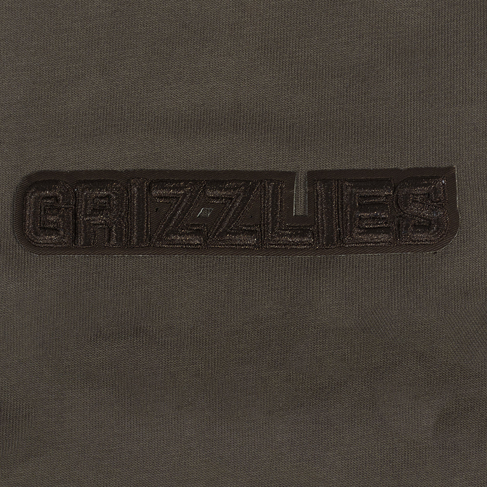 NBA MEMPHIS GRIZZLIES NEUTRAL MEN'S DROP SHOULDER TEE (DARK TAUPE) - Image 5
