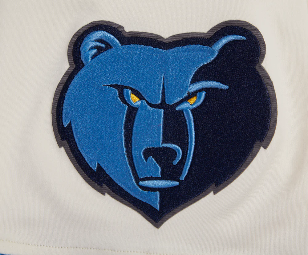 NBA MEMPHIS GRIZZLIES RETRO CLASSICS MEN'S S/S TEE (EGGSHELL/UNIVERSAL BLUE) - Image 7