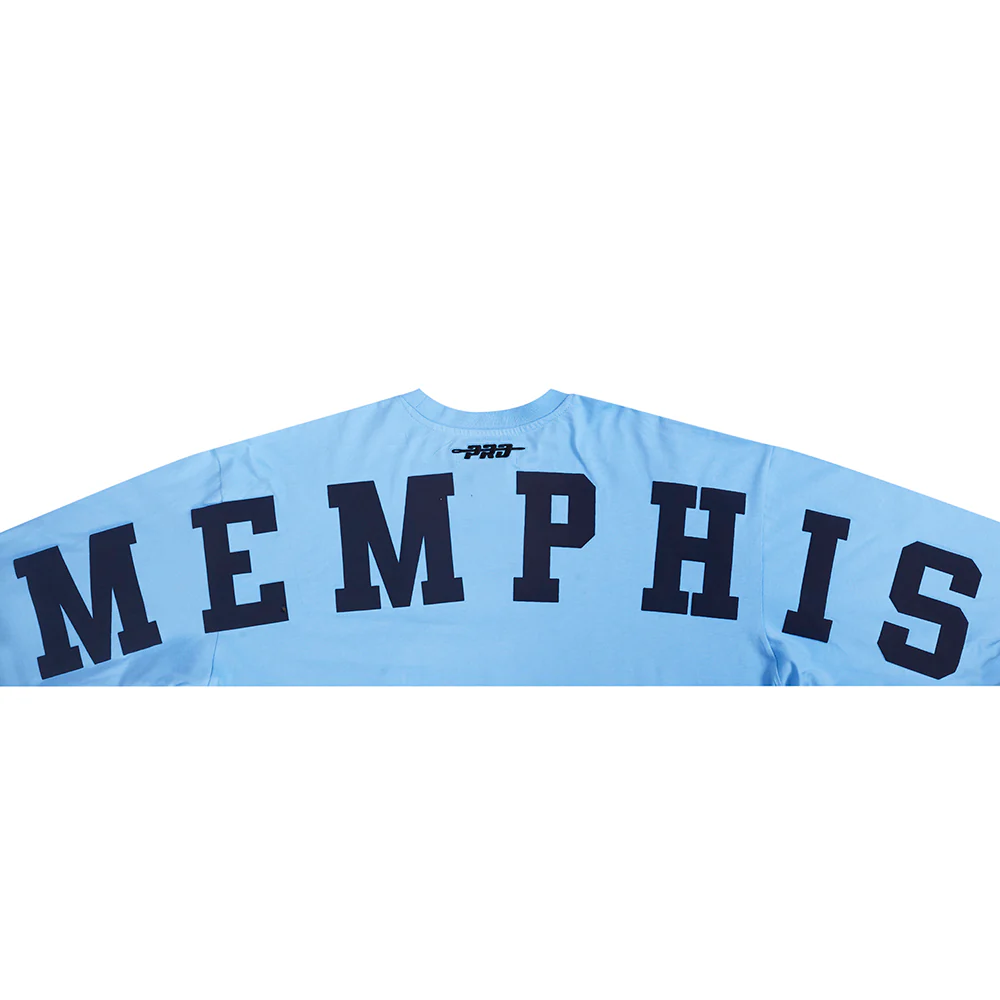 NBA MEMPHIS GRIZZLIES WINGSPAN MEN'S DROP SHOULDER LONG SLEEVE TEE (UNIVERSITY BLUE) - Image 8