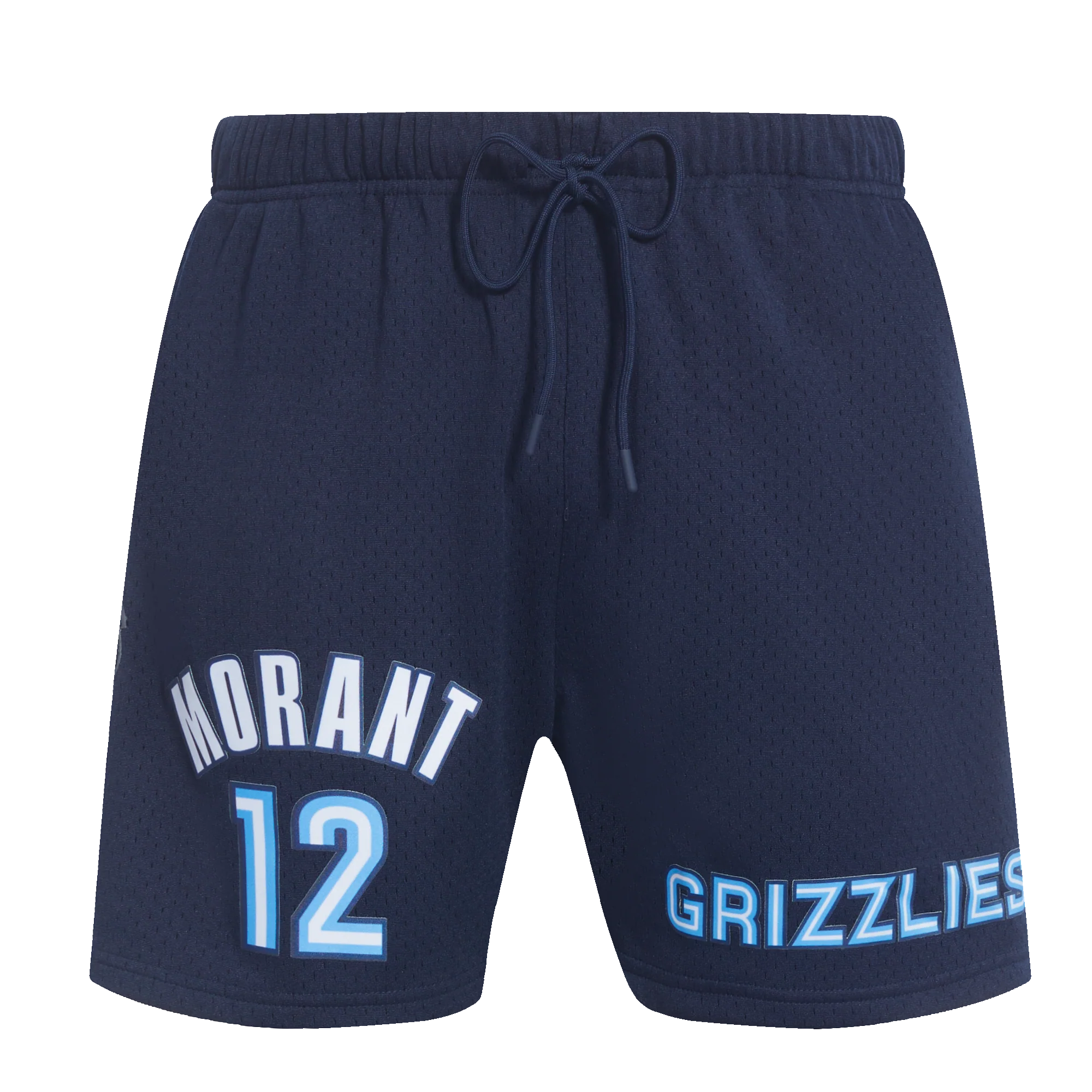 NBA MEMPHIS GRIZZLIES JA MORANT #12 MEN'S MESH SHORT (MIDNIGHT NAVY) - Image 2