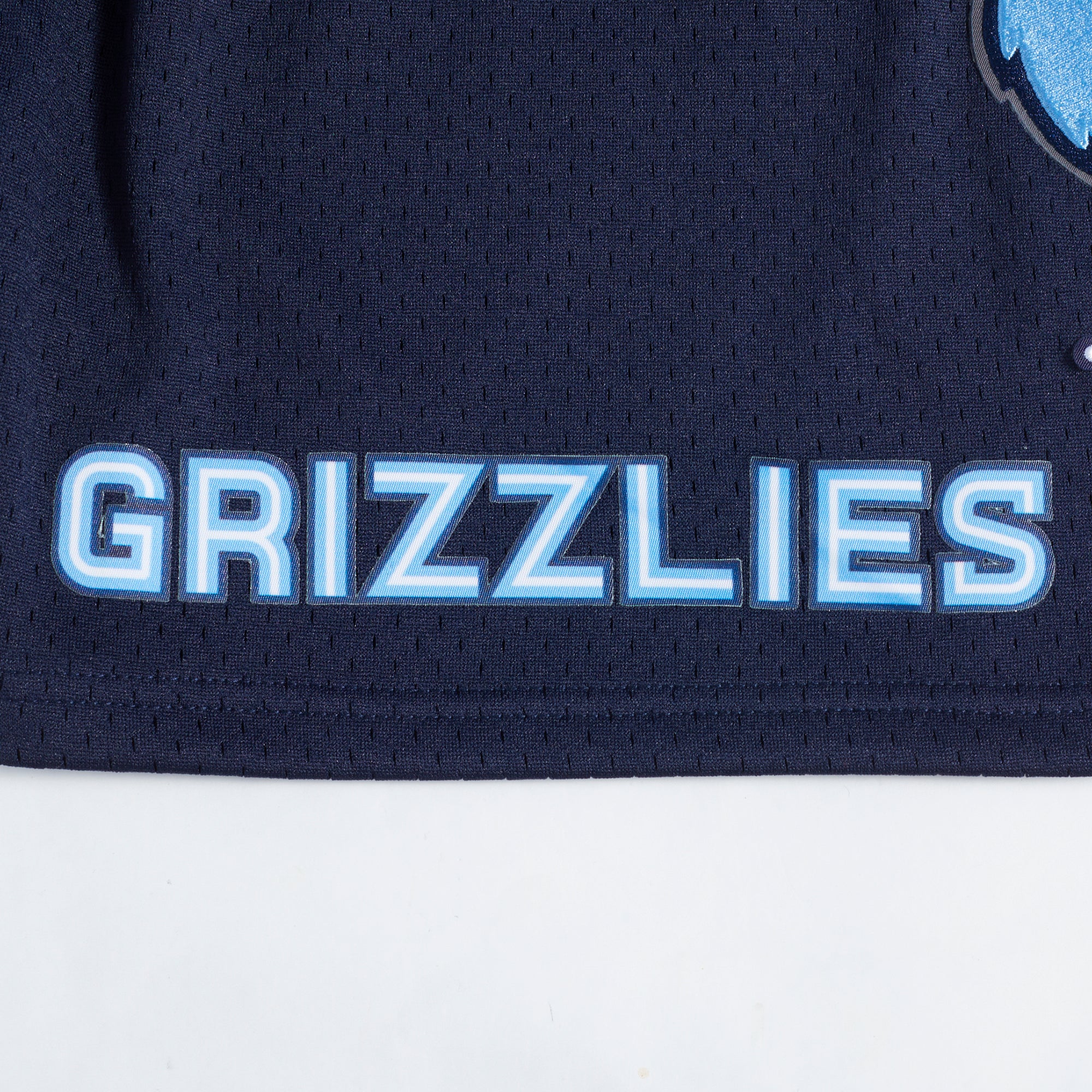 NBA MEMPHIS GRIZZLIES JA MORANT #12 MEN'S MESH SHORT (MIDNIGHT NAVY) - Image 6