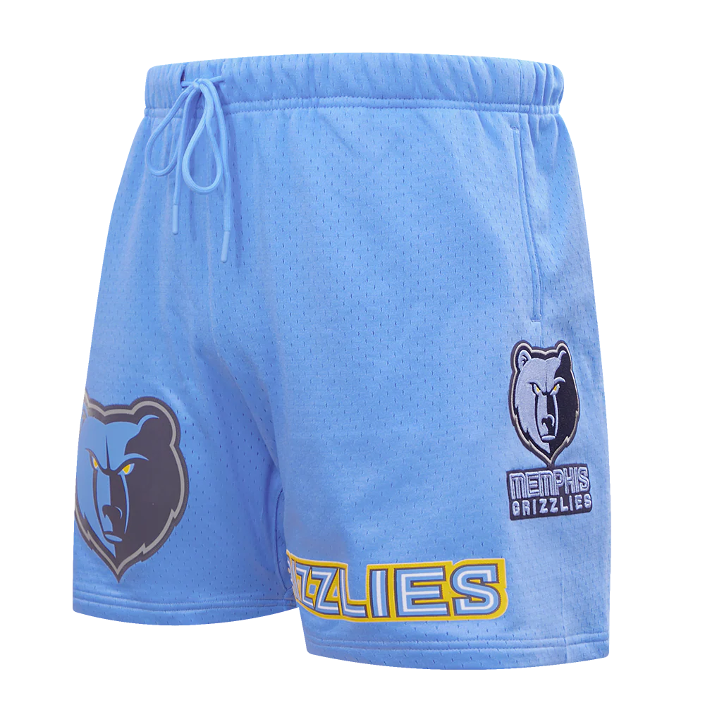 NBA MEMPHIS GRIZZLIES MESH MEN'S MESH SHORT (UNIVERSITY BLUE) - Image 2