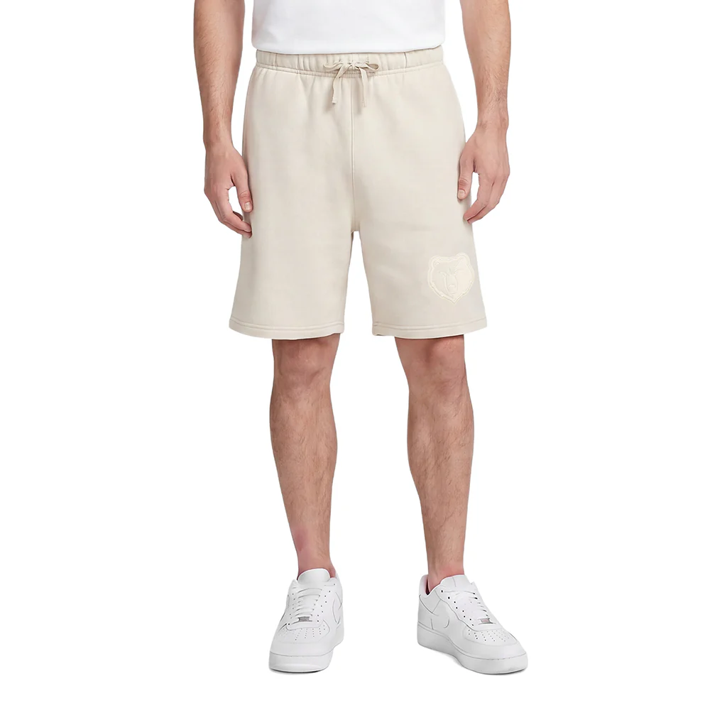 NBA MEMPHIS GRIZZLIES NEUTRAL MEN'S SHORT (EGGSHELL)