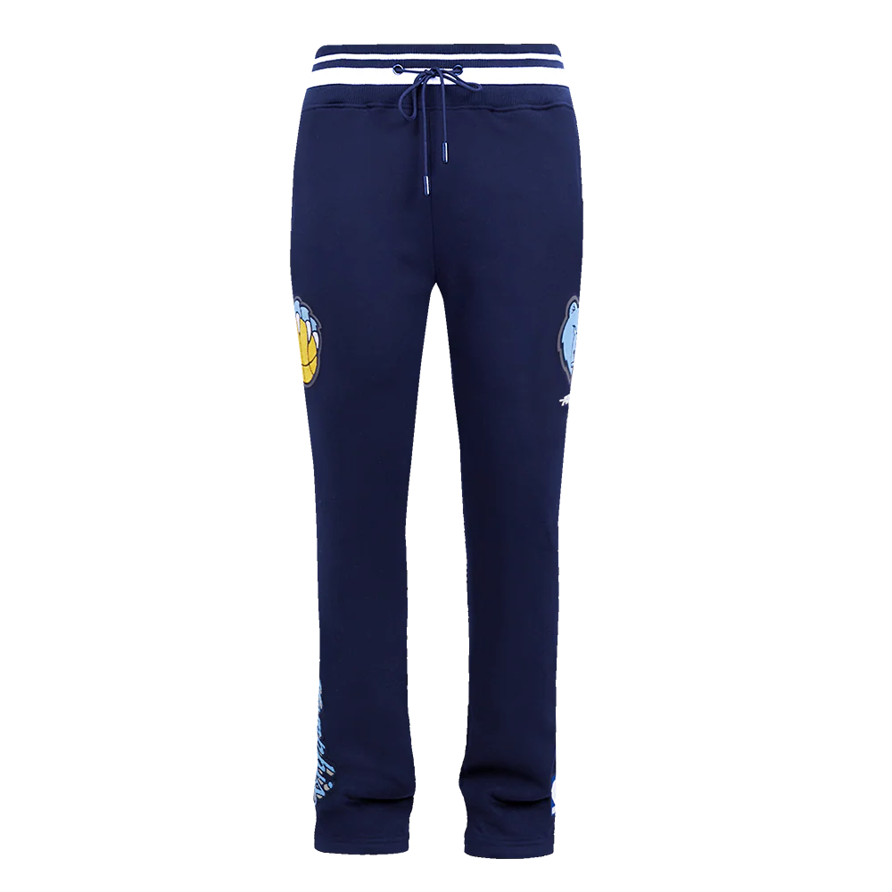 NBA MEMPHIS GRIZZLIES SCRIPT TAIL MEN'S RIB FLEECE SWEATPANT (MIDNIGHT NAVY) - Image 2