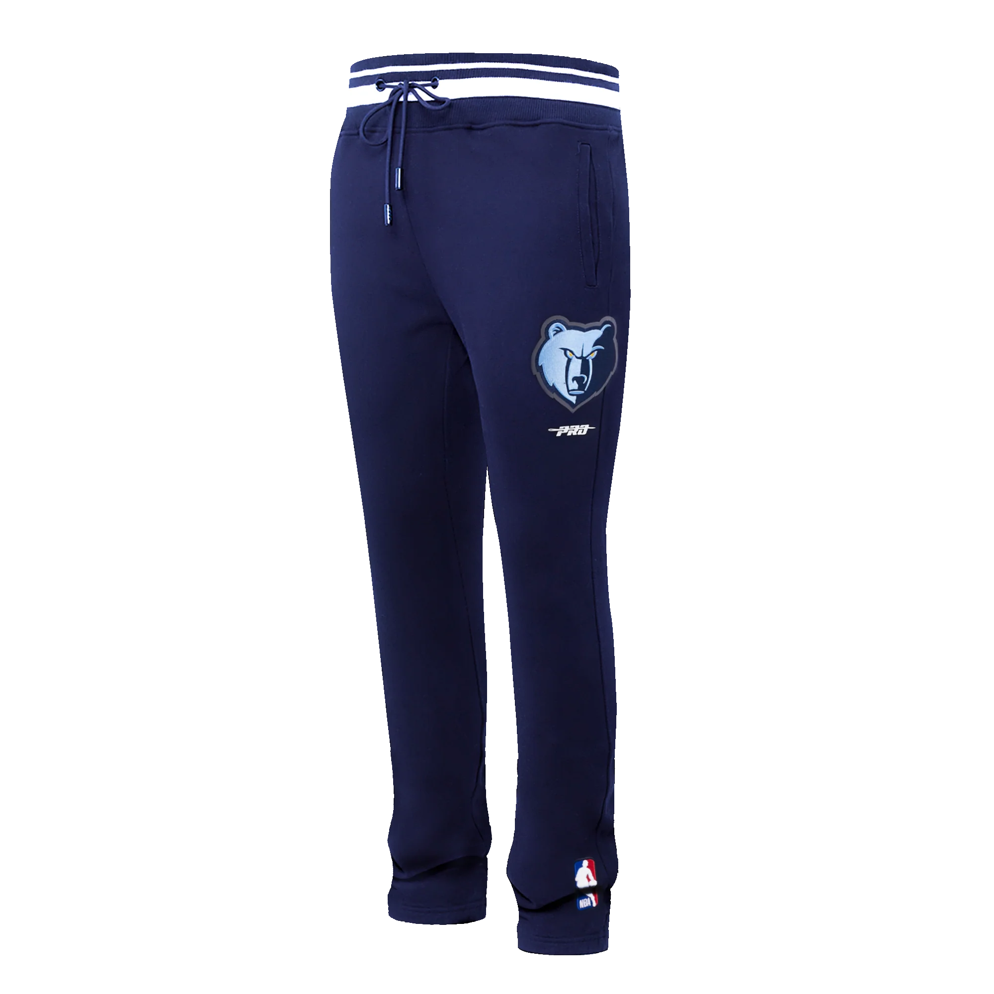 NBA MEMPHIS GRIZZLIES SCRIPT TAIL MEN'S RIB FLEECE SWEATPANT (MIDNIGHT NAVY) - Image 9