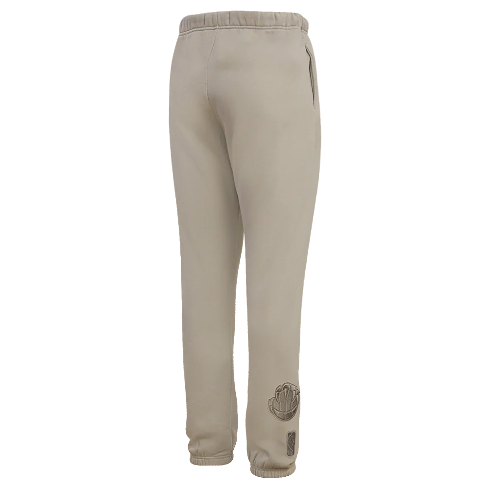 NBA MEMPHIS GRIZZLIES NEUTRAL FLEECE SWEATPANT (TAUPE) - Image 6