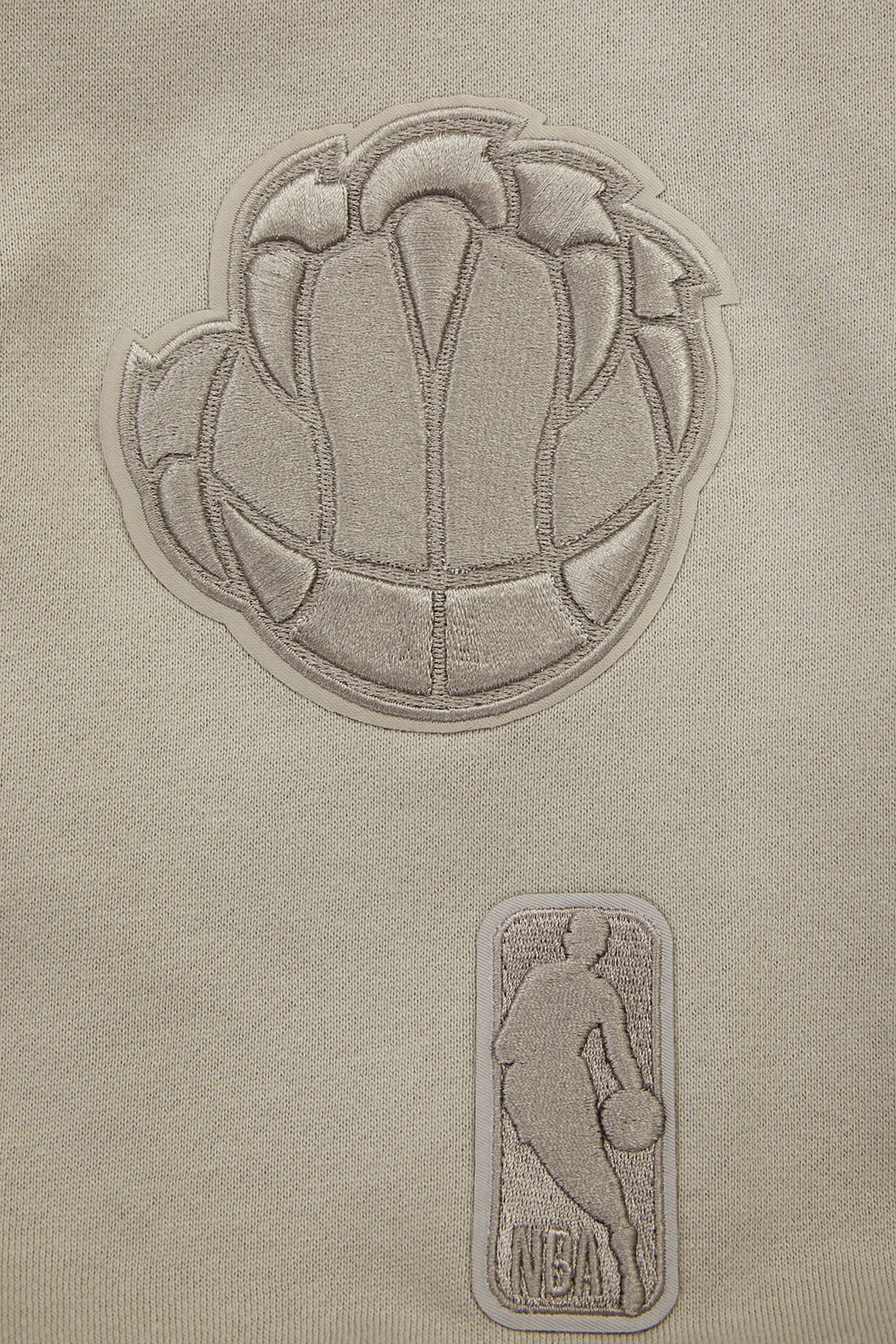 NBA MEMPHIS GRIZZLIES NEUTRAL FLEECE SWEATPANT (TAUPE) - Image 8