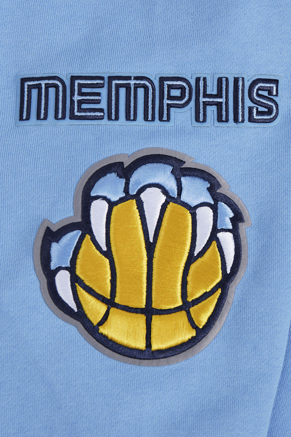 NBA MEMPHIS GRIZZLIES OLD ENGLISH MEN'S PULLOVER HOODIE (UNIVERSITY BLUE) - Image 11