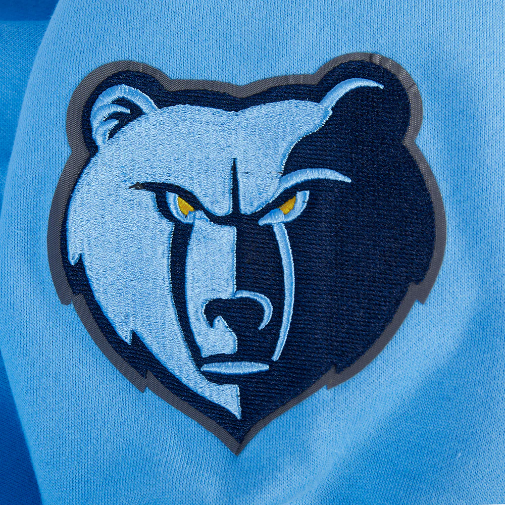 NBA MEMPHIS GRIZZLIES WINGSPAN MEN'S DROP SHOULDER FLEECE CREWNECK (UNIVERSITY BLUE) - Image 7