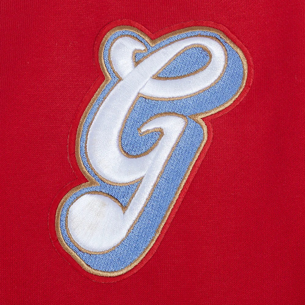 NBA MEMPHIS GRIZZLIES CITY EDITION 24-25 MEN'S FLEECE PULLOVER HOODIE (RED) - Image 6