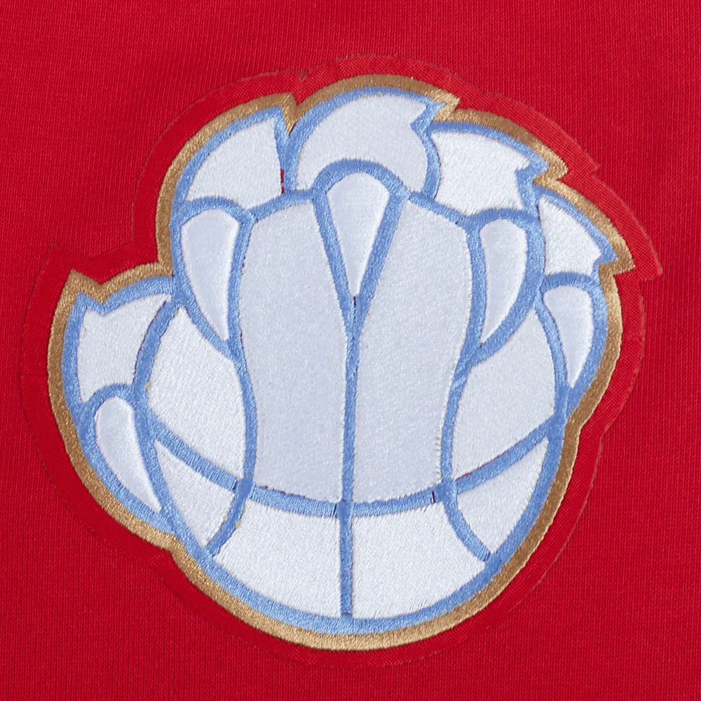 NBA MEMPHIS GRIZZLIES CITY EDITION 24-25 MEN'S FLEECE PULLOVER HOODIE (RED) - Image 7