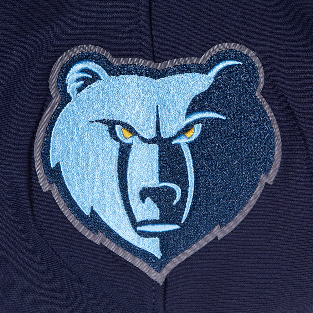 NBA MEMPHIS GRIZZLIES CITY ARCH MEN'S FLC PO HOODIE (MIDNIGHT NAVY) - Image 6