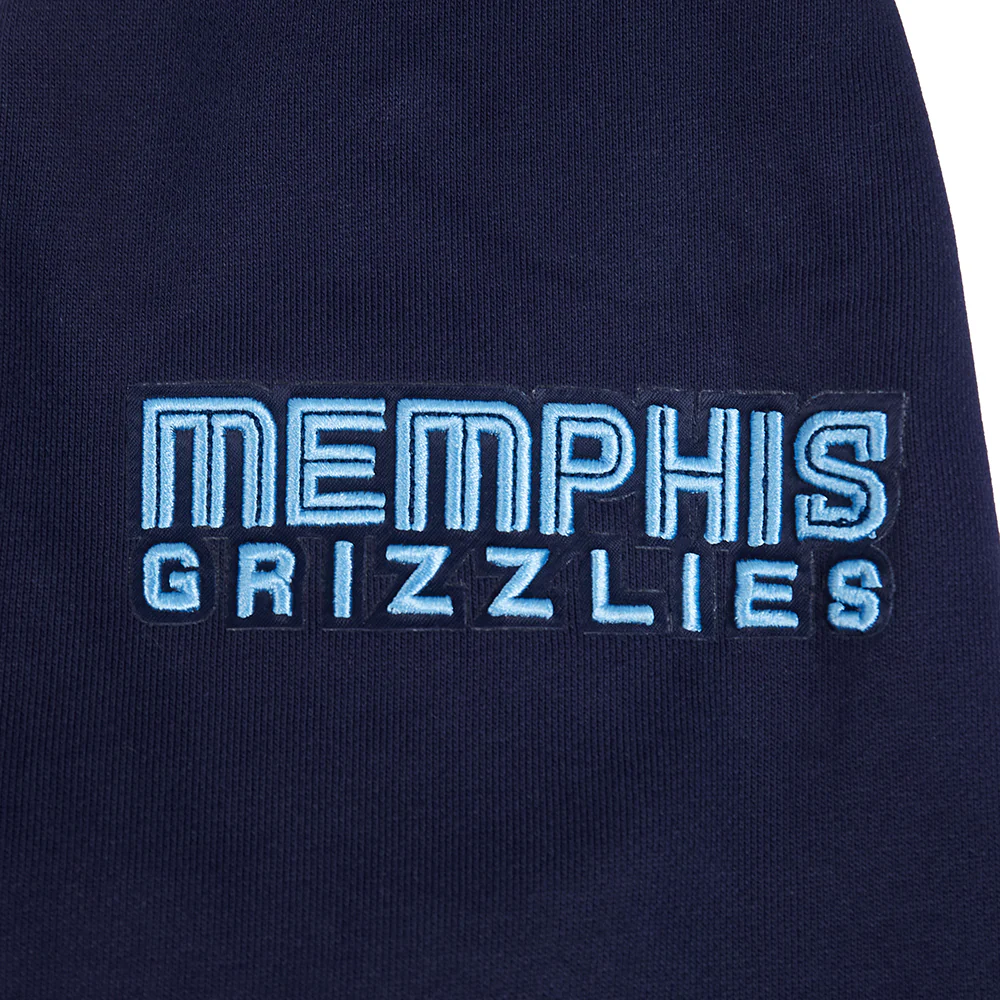 NBA MEMPHIS GRIZZLIES CITY ARCH MEN'S FLC PO HOODIE (MIDNIGHT NAVY) - Image 7