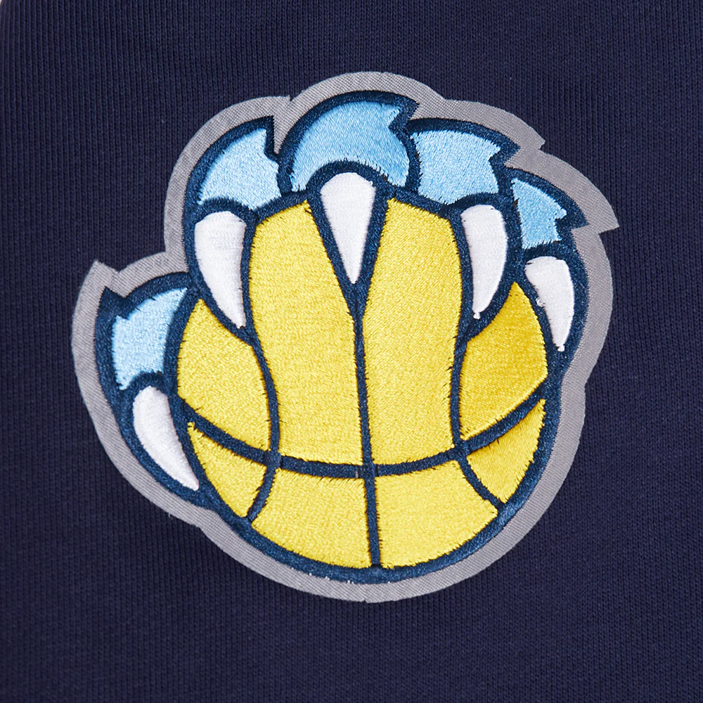 NBA MEMPHIS GRIZZLIES CITY ARCH MEN'S FLC PO HOODIE (MIDNIGHT NAVY) - Image 8