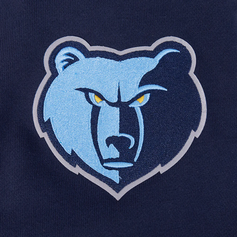 NBA MEMPHIS GRIZZLIES CITY ARCH MEN'S FLC 1/4 ZIP (MIDNIGHT NAVY) - Image 6